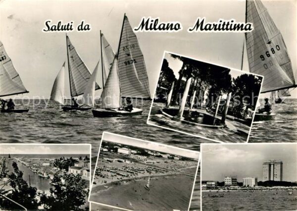 Milano Marittima Segelboote Strand