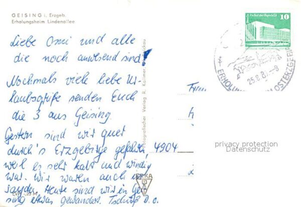 Geising Erzgebirge Erholungsheim Lindenallee – Bild 2