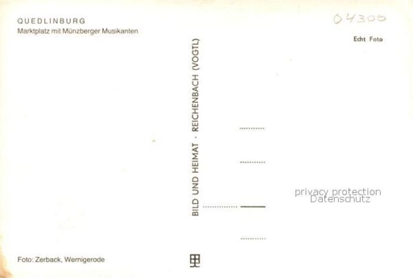Quedlinburg Marktplatz mit Münzberger Musikanten – Bild 2