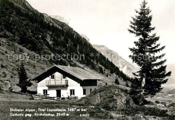 Gschnitz Tirol Laponisalm Kirchdachspitze