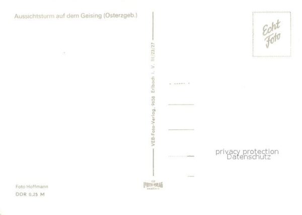 Geising Erzgebirge Aussichtsturm – Bild 2