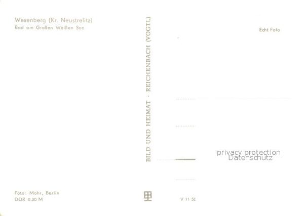 Wesenberg Mecklenburg Bad am Großen Weißen See – Bild 2