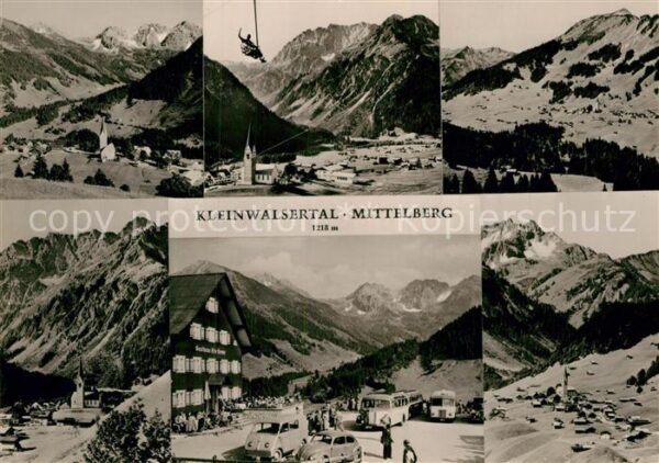 Mittelberg Kleinwalsertal Fliegeraufnahme Sessellift