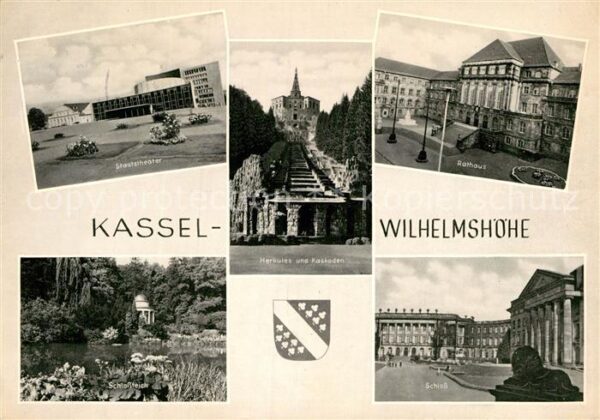 Wilhelmshoehe Kassel Staatstheater Herkules Kaskaden Schloß