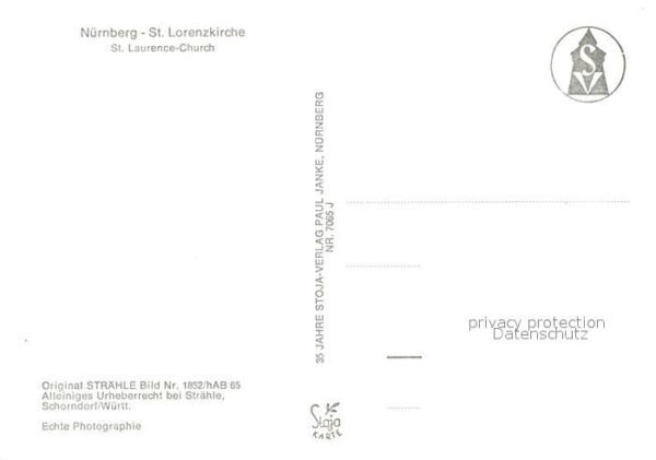 Nuernberg St. Lorenzkirche Fliegeraufnahme – Bild 2