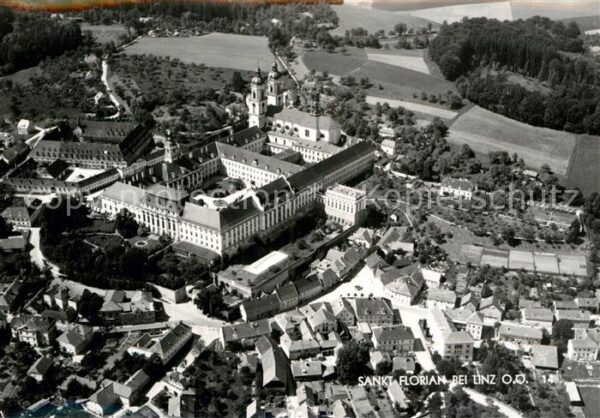 Linz Donau Fliegeraufnahme Sankt Florian