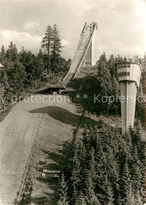 Oberhof Thueringen Schanze am Rennsteig