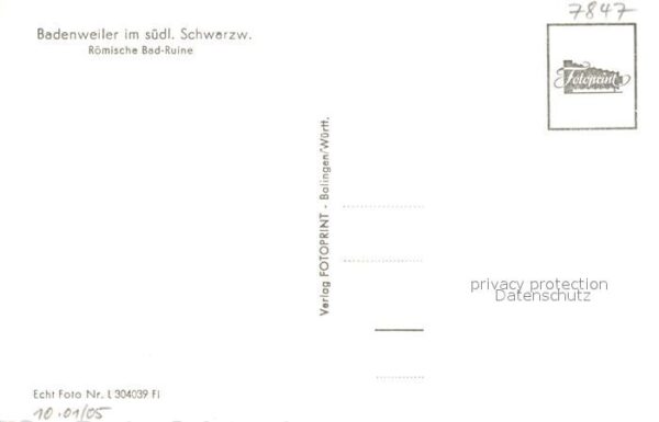 Badenweiler Römische Bad Ruine – Bild 2