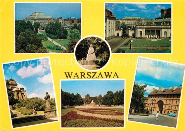 Warschau Masowien Denkmal Park Schloss