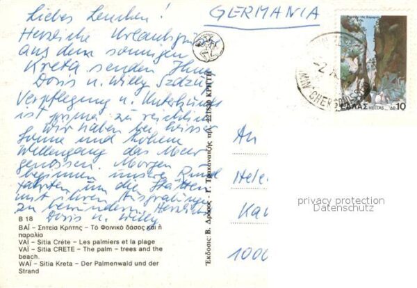 Vai Strand Palmenwald – Bild 2