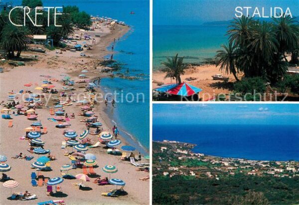 Stalida Stalis Fliegeraufnahme Strand Panorama