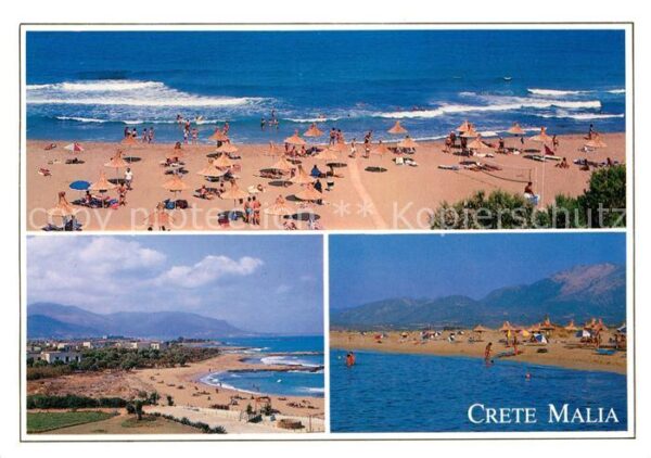 Malia Stalida Strand Bucht Panorama