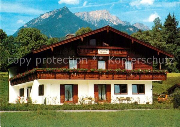 Schoenau Berchtesgaden Gästehaus Wagner