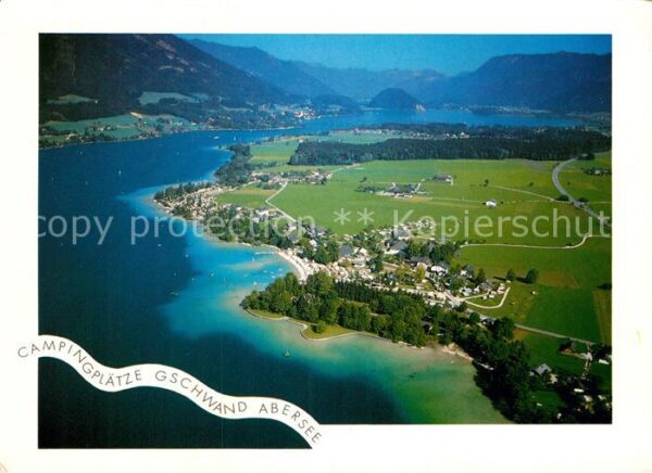 St Gilgen Wolfgangsee Fliegeraufnahme