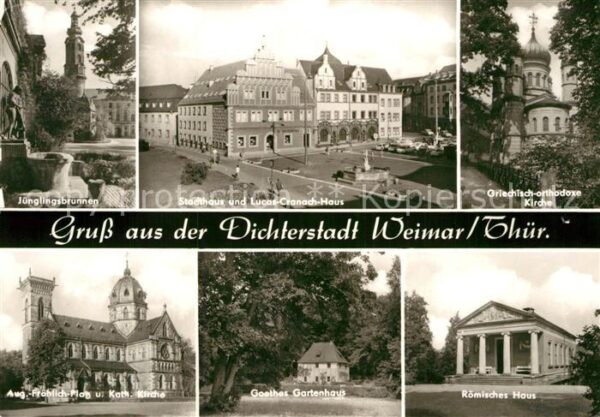 Weimar Thueringen Jünglingsbrunnen August Fröhlich Platz