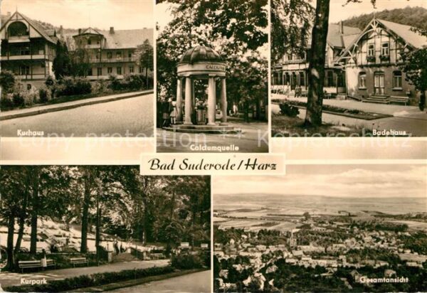 Bad Suderode Kurhaus Kurpark Gesamtansicht Badehaus