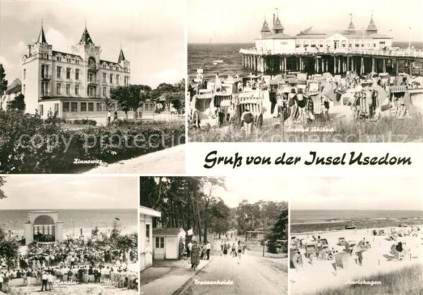 Usedom Zinnowitz Bansin Trassenheide Karlshage