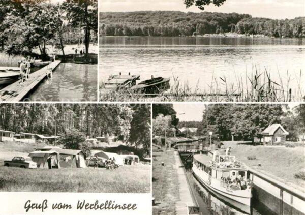 Werbellin See Campingplatz Schiffsschleuse Badest