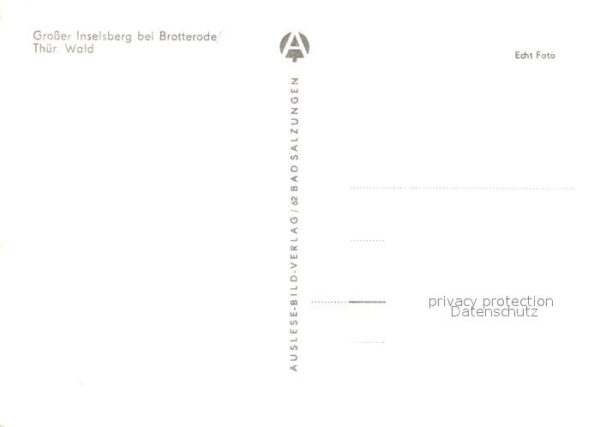 Brotterode Grosser Inselsberg – Bild 2