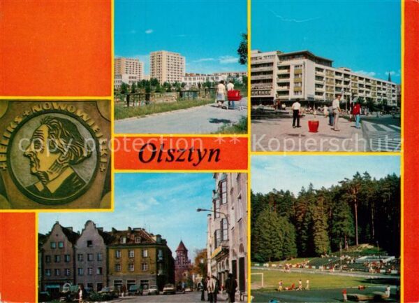 Olsztynek Hohenstein Stadion Platz Teilansicht