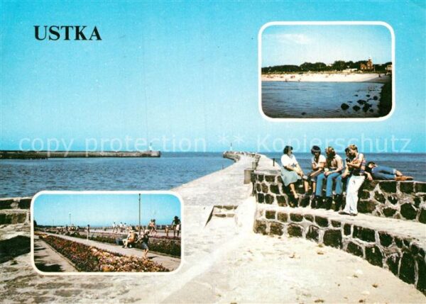 Ustka Kurpark Hafen