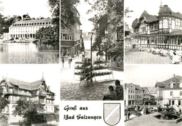 Bad Salzungen Kurhaus Unter den Linden Gradierwerk Ki