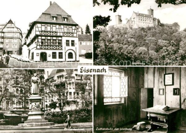 Eisenach Thueringen Lutherhaus Lutherstube Lutherdenkmal Wa