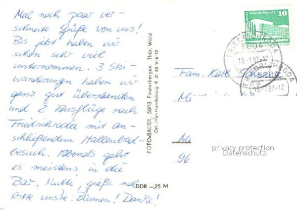 Finsterbergen Wilhelm Pieck – Bild 2