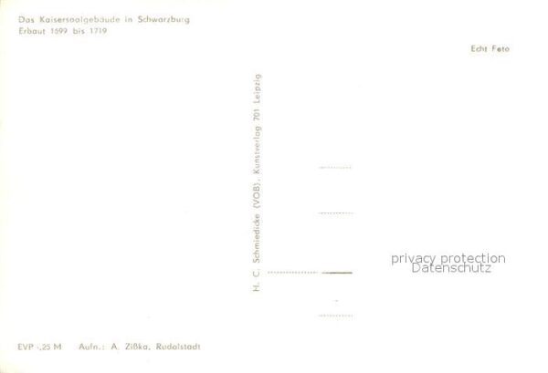 Schwarzburg Thueringer Wald Kaisersaalgebäude – Bild 2