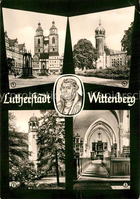 Wittenberg Lutherstadt Marktplatz Stadtkirche Kutherhaus Schlo
