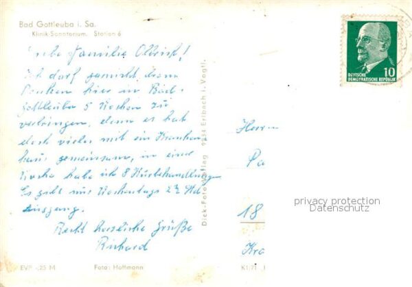 Bad Gottleuba-Berggiesshuebel Klinik Sanatorium – Bild 2