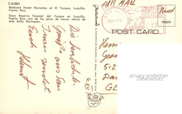 Luquillo Gran Reserva Forestal del Yunque – Bild 2