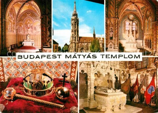 Budapest Matyas templom Matthiaskirche Innenansi