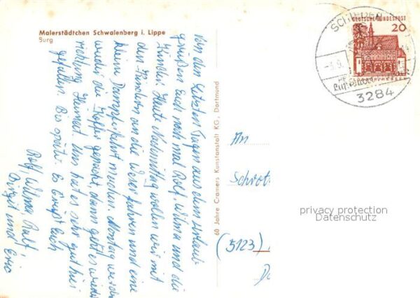 Schwalenberg Ortsmotiv mit Burg Fachwerkhäuser – Bild 2