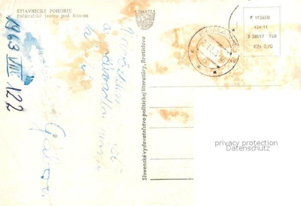 Stiavnicke Pohorie Pocuvalske jazero pod Sitnom See – Bild 2