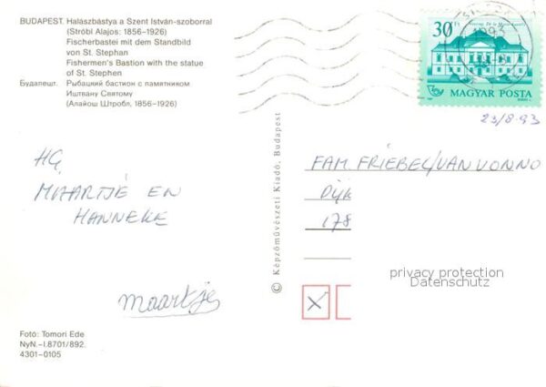 Budapest Halaszbastya a Szent Istvan szoborral F – Bild 2