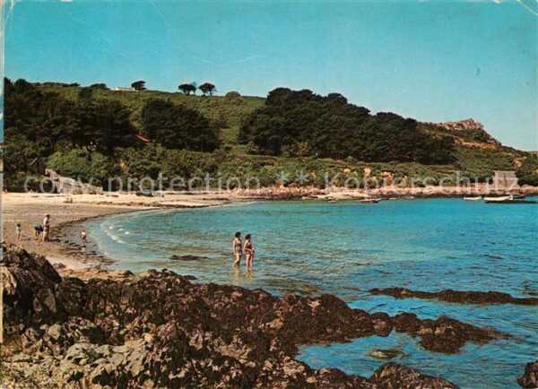 Guernsey Channel Islands Portelet Beach Rocquaine Bay