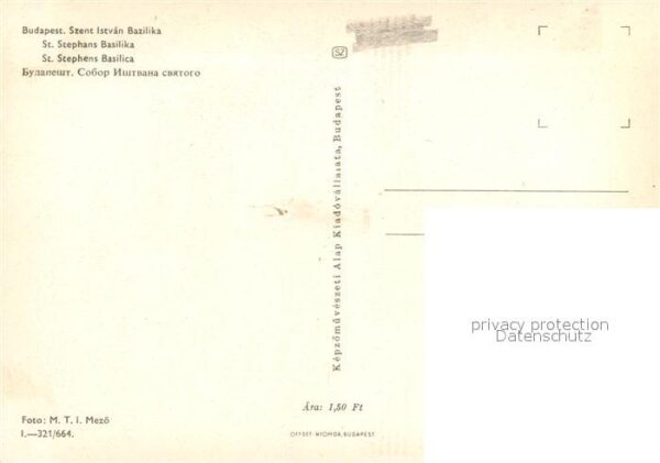 Budapest Szent Istvan Bazilika St Stephens Basil – Bild 2