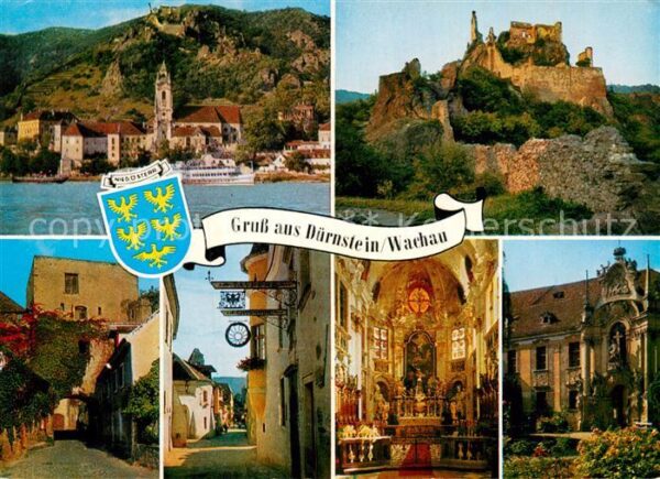 Duernstein Wachau Stadttor Hauptstrasse Kirche Stiftshof