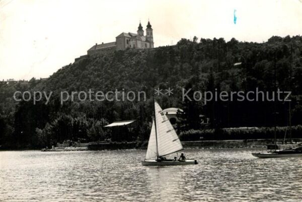Tihany Latkep az apatsaggal Abteikirche Segeln