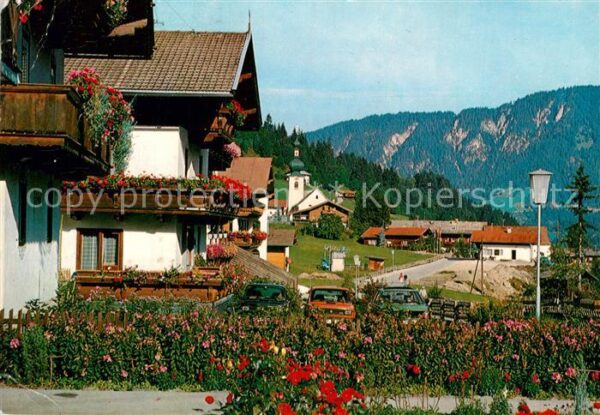 Auffach Ortsmotiv mit Kirche