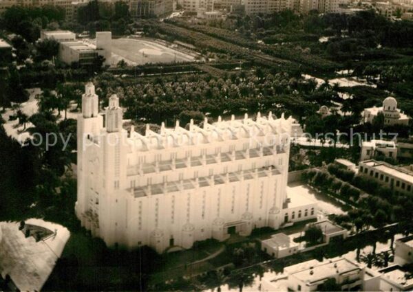 Casablanca Parc Lyautey Catedrale vue aerienne