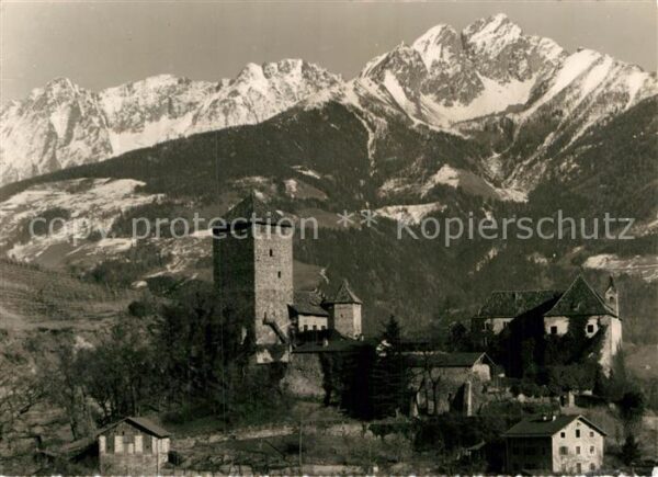 Meran Merano Schloss Tirol mit Ilfinger Sarntaler Al