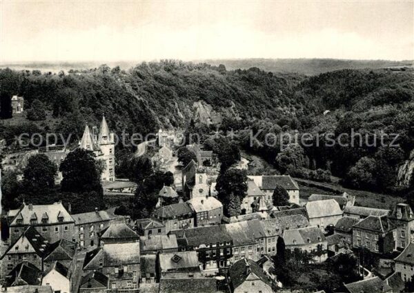 Durbuy Panorama de la plus petite ville du mon