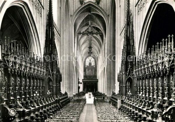Antwerpen Anvers Kathedrale Chor und Mittelschiff