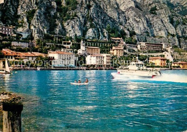 Limone sul Garda Hotel Cristina Motorboot Gardasee
