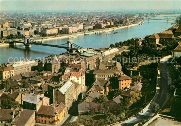 Budapest Stadtpanorama mit Donau