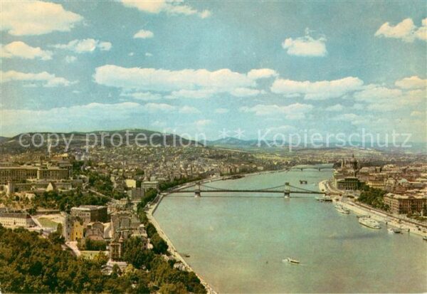 Budapest Stadtpanorama mit Donau