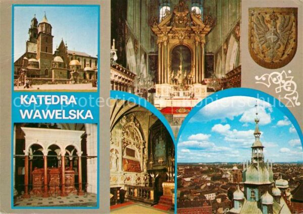 Krakow Krakau Katedra wawelska Kathedrale Innenansich