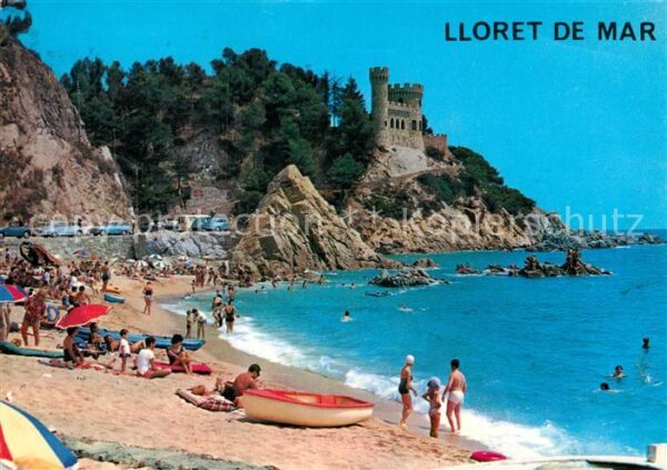 Lloret de Mar Playa Strand Küste Burg